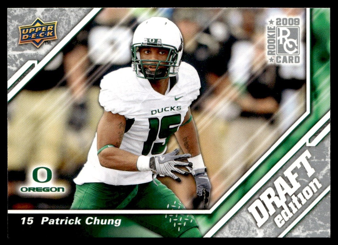 2009 Upper Deck Draft Edition Patrick Chung Rookie Oregon Ducks #66