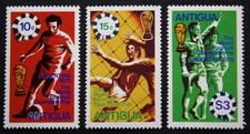 Antigua 1978, Mi.523-525, Fu&szlig;ball, Weltmeisterschaft, ** postfrisch