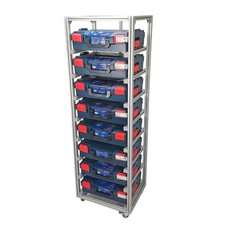 MoveRack 8f Profi Regal für L-BOXX, Sortimo ...