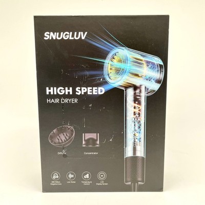 Snugluv High Speed Hair Dryer w/ LCD Display 1500 Watts - KH9106B