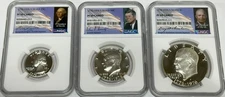 1776 1976 S NGC PF 69 Cameo Bicentennial Proof Set Washington Kennedy Eisenhower