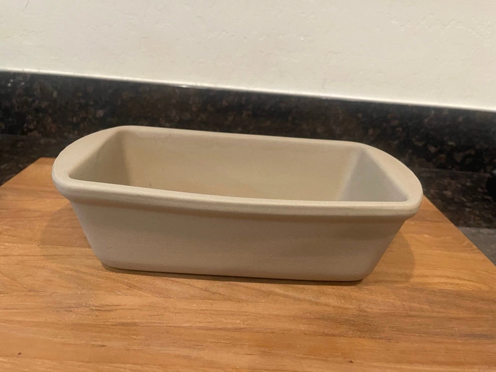 Pampered Chef Stoneware Bread Pan