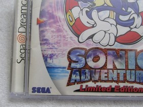Sonic Adventure Limited Edition Sega Dreamcast NFR No HW Video Sticker Complete!