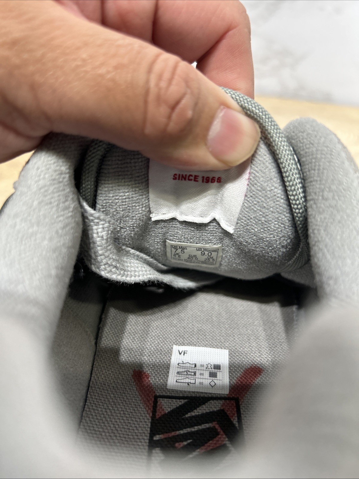 Vans Knu Skool Cordura Mix Suede Grey Men Skate Shoes VN000CRPBXC Sz 7.5 New thumbnail 3