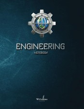 Engineering Notebook: 5 x 5 Graph Rule on Back Shows Through to Margin-Ruled Fro