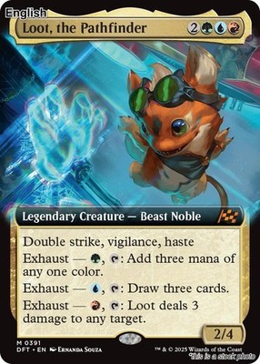 Loot, the Pathfinder (Extended Art) EN [DFT - 391] - NM TCG MTG