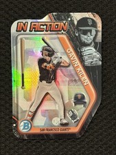 GAVIN KILEN 2025 BOWMAN CHROME DRAFT IN ACTION DIE CUT #BIA-13 GIANTS