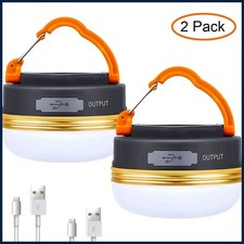 10W Camping Lantern USB Rechargeable Portable Tent Light Outdoor Hanging Lamp