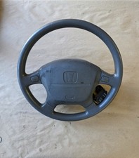92-95 Civic Steering Wheel Oem Grey Eg Honda Cruise Control Horn Button Stock Ej 92-95 Civic Steering Wheel Oem Grey Eg Honda Cruise Control Horn Button Stock Ej