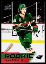 2021-22 Upper Deck NHL Star Rookies Box Set Calen Addison #9 Minnesota Wild