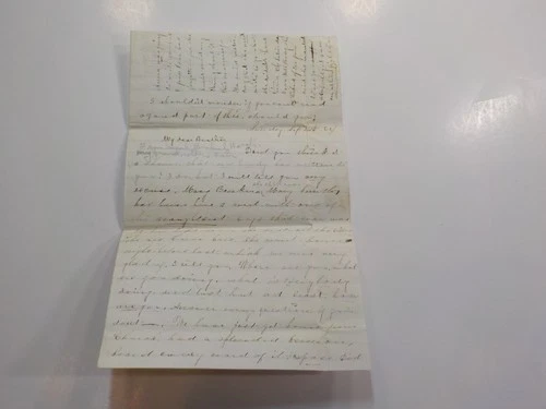 Civil War Letter 1864 17th Michigan Infantry Hope And Pray Come To End War VTG