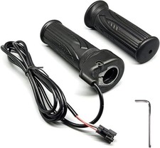 Ebike Full Twist Throttle 12V-72V, 3 Pin SM Connector Ebike Throttle with 71"