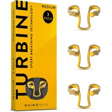 Rhinomed Turbine Nasal Dilator for Athletic Breathing, Size Medium  Improves
