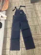 Vintage 1970s Big Mac Square Bak Striped Bib Overalls 32x32 Deadstock Rare