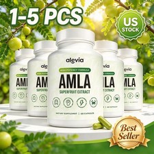 1-5x Alevia Amla Superfruit Extract Capsules 1000mg High Potency , 60 Capsules
