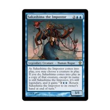 WOTC MtG Saviors of Kamigawa Sakashima the Impostor (R) Fair