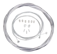 ACS Rotor Freestyle Bicycle Brake Cable Kit for BMX/MTB - CHROME