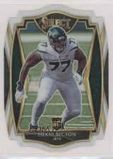 2020 Panini Select Premier Level White Prizm Die-Cut Mekhi Becton #190 0b3