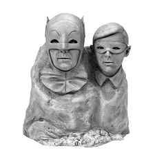 DC Comics Batman 1966 Dynamic Duo Monolith Statue