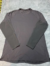Nike Pro Compression Shirt Mens XL Gray Dry Fit Long Sleeve Base Layer Training