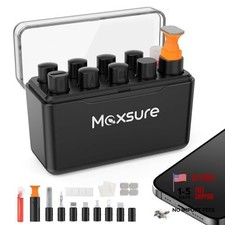 for iPhone Cleaning Kit for Charging Port Cleaner, Multi-Tool Cleaner Kit Black