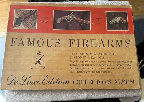 Marx Toys Famous Firearms De Luxe Deluxe Edition Rare Guns Toy