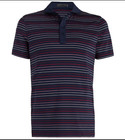 G/Fore Men's XL Multi Stripe Tech Jersey Modern Spread Collar Polo MSRP $120