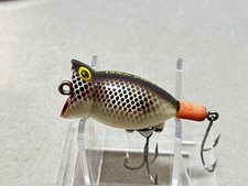 Vintage Arbogast Hula Popper Brown Scale Tough!