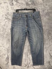 Levis 550 Relaxed Fit Tapered Leg Jeans Mens 36x32 Blue Medium Wash Denim