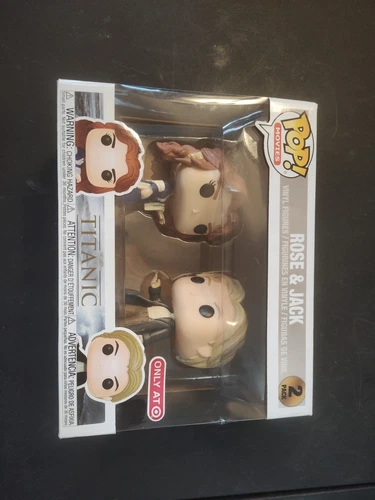 Funko Pop! Vinyl Figures Titanic Rose and Jack 2-Pack Target Exclusive 2018