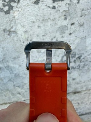 Vintage Casio G-Shock Gulfman Orange G9100R Titanium Rust