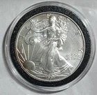 1997 $1 Dollar American Silver Eagle / Walking Liberty  Coin 1 Ounce Fine Silver