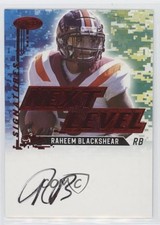 2022 SAGE Low Series Next Level Signatures Red Raheem Blackshear Auto 0rm6