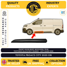 TOYOTA PROACE CITY 2020 FRONT DOOR/BODY MOULDING TRIM TEXTURED BLACK LEFT SIDE