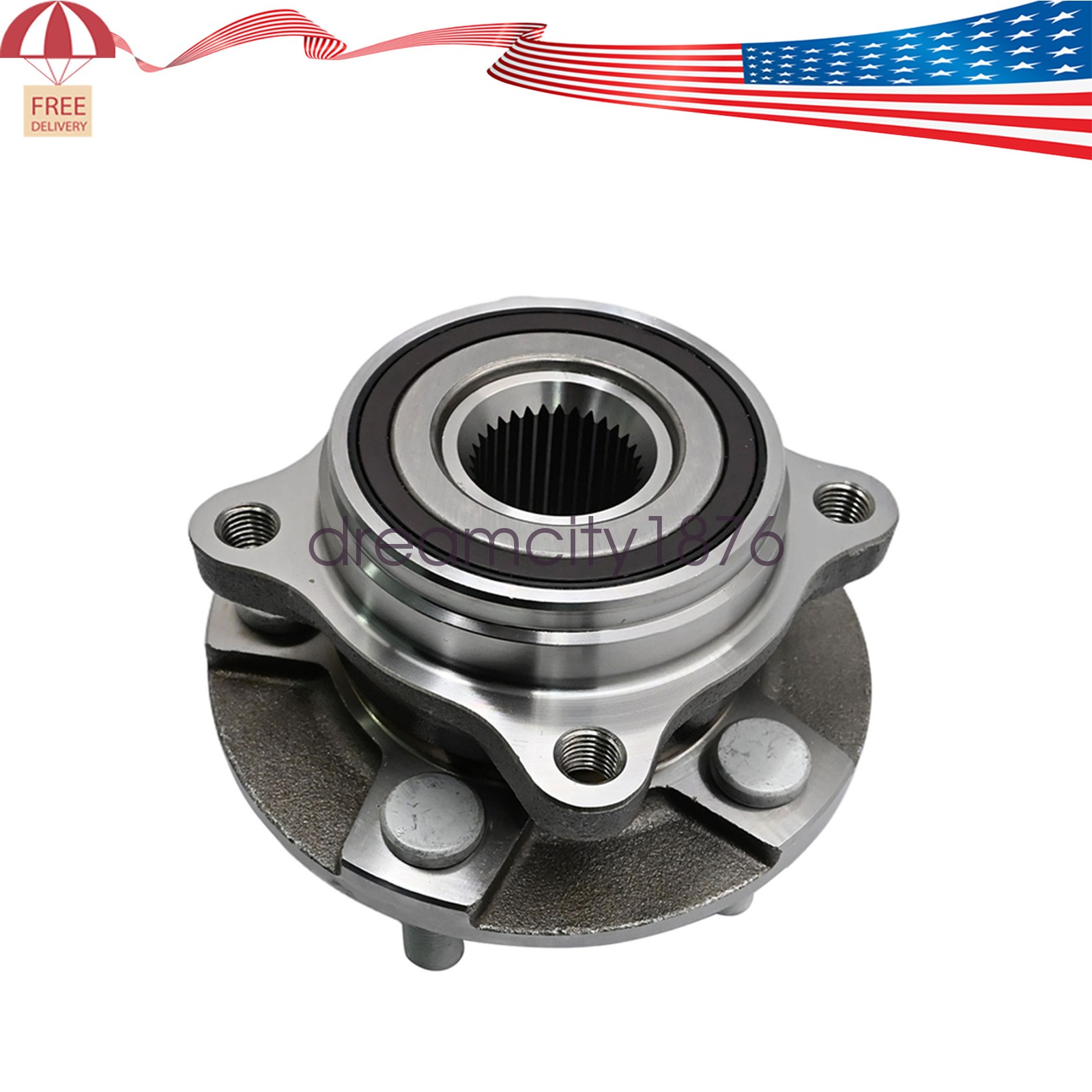 New Rear Wheel Hub and Bearing Assembly Fits For Ford GT Mustang 2015-2023