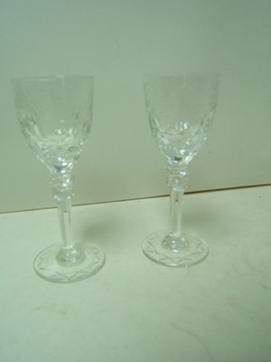 Rogaska Crystal Gallia Collection Cordial Glass Lot of 2 5'' Excellent Condition
