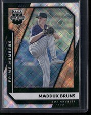 2021 Panini Elite Extra Edition #29 Maddux Bruns Prime Numbers A #/205