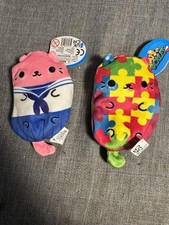 Cats Vs Pickles Plush Lot of 2 Ceepi Sailor  Puzzle Cat Bean Plush w/ Tags