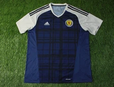 SCOTLAND TEAM 2015-2017 FOOTBALL MEN SHIRT JERSEY HOME ADIDAS ORIGINAL SIZE XL