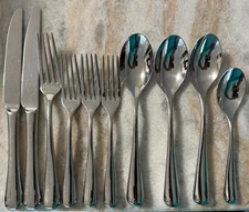 Radford Air Bright-Caesna Air Stainless by Robert Welch 10pc set silverware