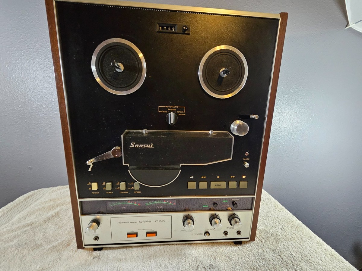 Sansui SD-7000 Reel-To-Reel Recorder. Hear it play! | eBay