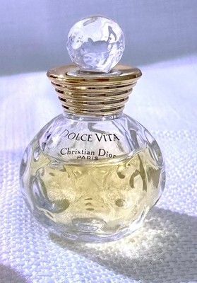 Christian Dior Dolce Vita Vintage Miniatur m. Glasflakon Original -SAMMLER