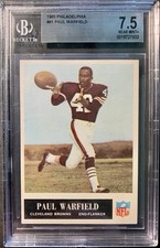 Paul Warfield 1965 Philadelphia #41 BGS 7.5 NEAR MINT+