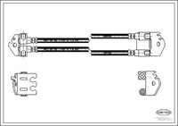 Bremsschlauch Corteco 19030323 FüR Transit Ford F_E_ F_F_ Tdci 16V F_A_ F_B_ TDE