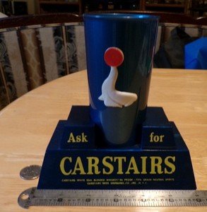 VINTAGE CARSTAIRS WHISKEY BARWARE