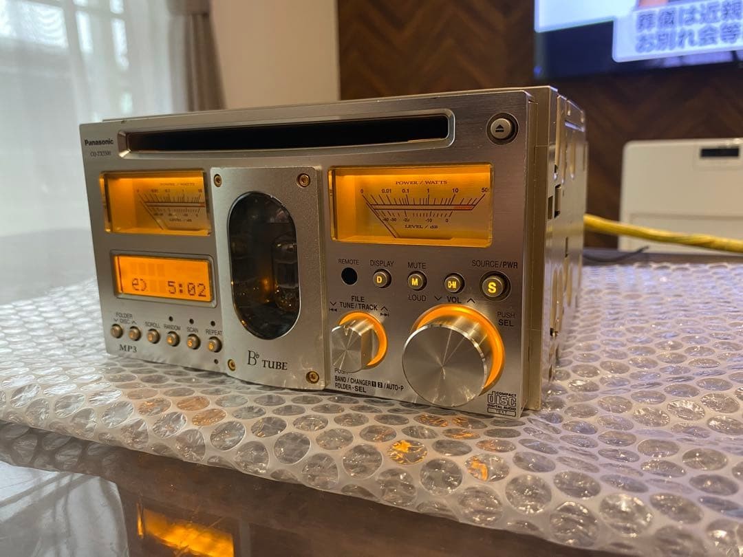 Panasonic Cq-tx5500d Vacuum Tube Car Audio CD Player for sale