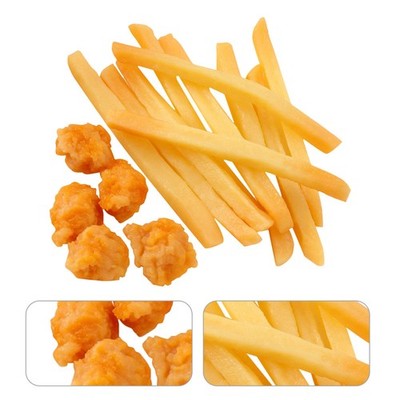 15 Pcs Fast Food Spielzeug Pommes Gefälscht So Tun, Als Ob Man Hätte