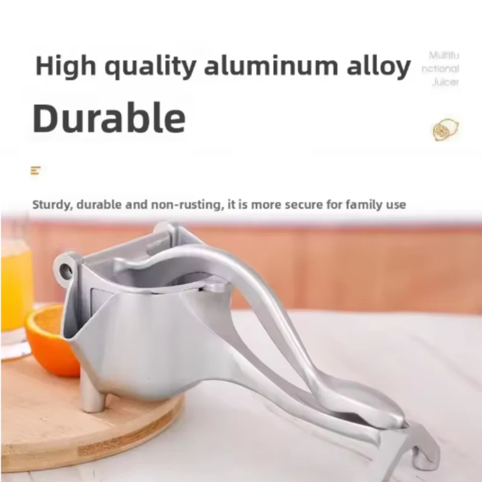 Exprimidor manual de metal de alta resistencia exprimidor de jugo de frutas para prensar limones naranjas - Imagen 2 de 4