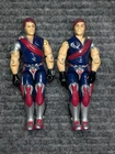 Vintage 1985 GI Joe Cobra Tomax & Xamot 3.75" Action Figure Twins Hasbro ARAH