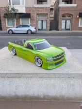 200mm 1/10 Custom Paint SILVERADO Body Only - 4Tec-2 RDS DC10 YD2 RMX FZ02 TT02